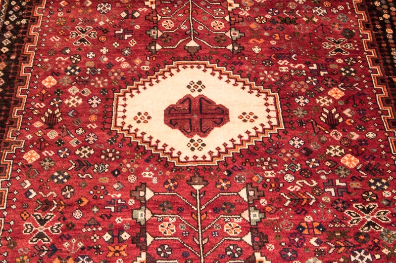 4829 Persian Qashqai Soghad Bahman Oriental Carpet 140x233cm (4.7 x 7.7½ft)